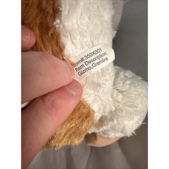 Plush Gizmo Gremlin Brown White 2019 Toy Factory Movie Stuffed Animal 11" - Picture 6 of 7